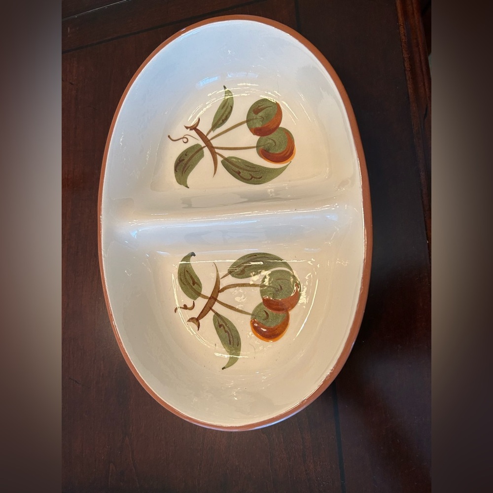 Stangl divided bowl